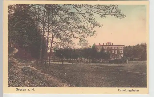 (108971) AK Seesen am Harz, Erholungsheim, vor 1945