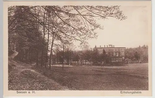 (108969) AK Seesen am Harz, Erholungsheim, vor 1945