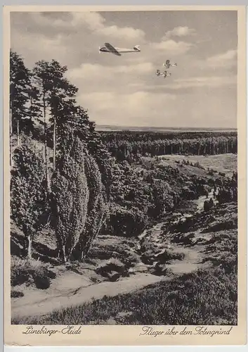 (108692) AK Lüneburger Heide, Flieger über dem Totengrund (Heinkel He 70), 1940e