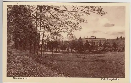 (108526) AK Seesen am Harz, Erholungsheim, vor 1945