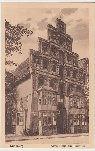 (108487) AK Lüneburg, Altes Haus am Lünertor, vor 1945