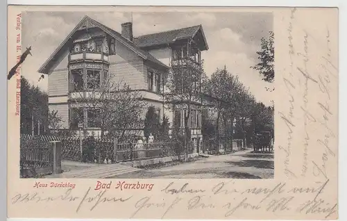 (108325) AK Bad Harzburg, Haus Dörschlag 1903