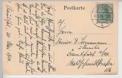 (108272) AK Clausthal Zellerfeld, Oberharz, Marktkirche Clausthal 1914