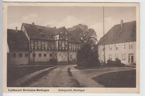 (108267) AK Bad Bevensen, Amtsgericht Medingen, Landpoststempel 1930