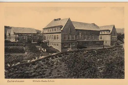 (107841) AK Eschershausen, Wilhelm Raabe Schule, vor 1945