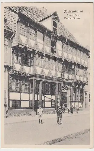 (106828) AK Wolfenbüttel, Altes Haus i.d. Canzleistraße 1910/20er