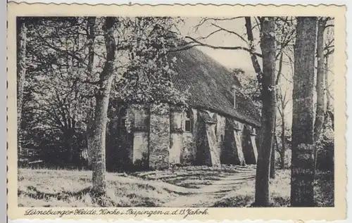 (10660) AK Bispingen, Kirche vor 1945
