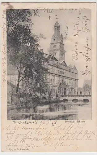 (105932) AK Schloss Wolfenbüttel 1903