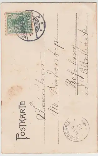 (105932) AK Schloss Wolfenbüttel 1903