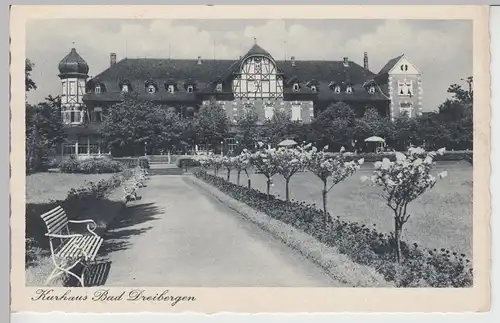 (105834) AK Bad Dreibergen, Kurhaus, vor 1945