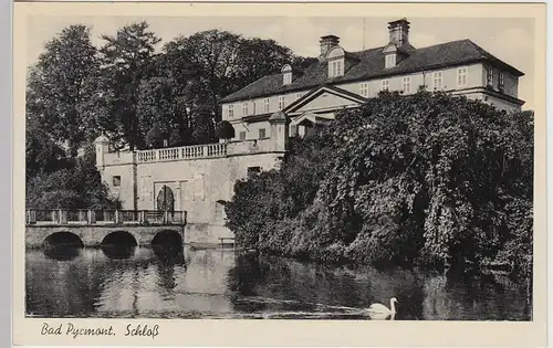 (105815) AK Bad Pyrmont, Schloss, 1955