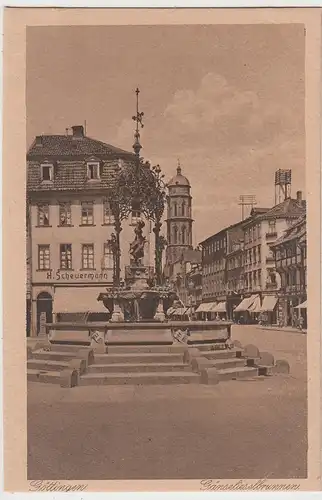 (105002) AK Göttingen, Gänselieselbrunnen, 1920er