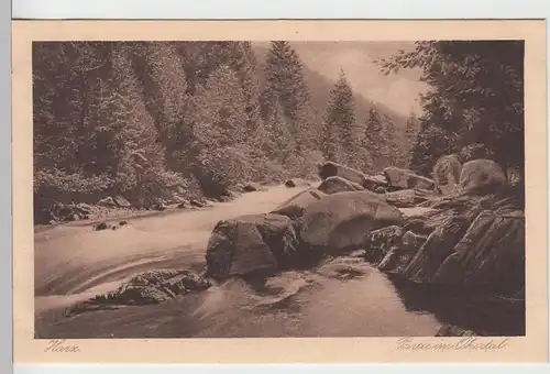 (104354) AK Harz, Partie im Okertal, 1920er