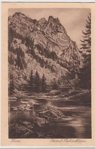 (103882) AK Okertal im Harz, Rabowklippe, vor 1945