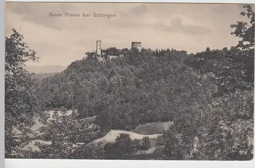 (101295) AK Göttingen, Burg Plesse, Bovenden Eddigehausen, vor 1945