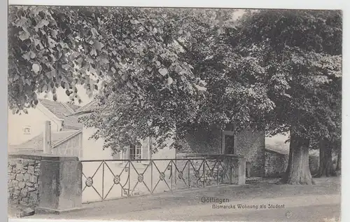 (101294) AK Göttingen, Bismarcks Wohnung als Student, bis 1926