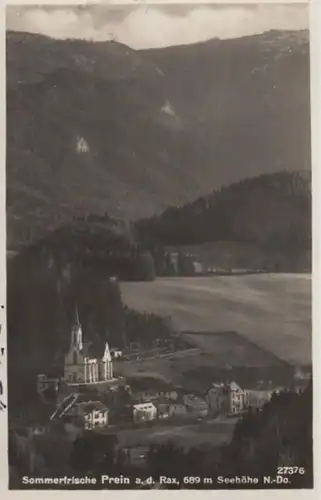 (466) Foto AK Prein, Reichenau an der Rax, Kirche 1941