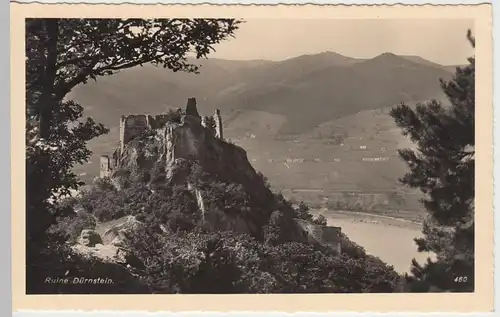 (44314) Foto AK Ruine Dürnstein, 1940
