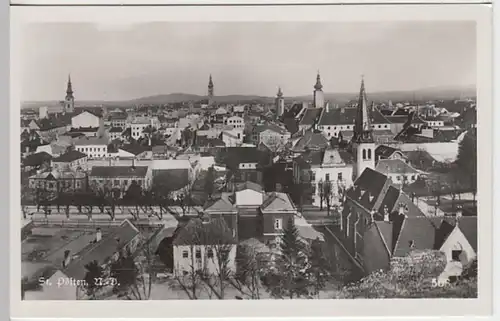 (22233) Foto AK St. Pölten, Ortsansicht 1954