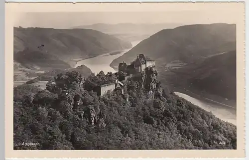 (21604) Foto AK Schönbühel-Aggsbach, Burg Aggstein, nach 1945