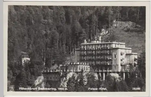 (12627) Foto AK Semmering, Palace Hotel 1939