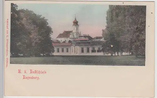 (115370) AK Laxenburg, K.u.K. Lustschloss um 1900