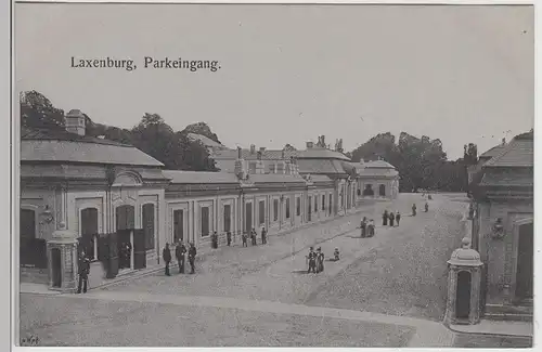 (115367) AK Laxenburg, Parkeingang 1910er