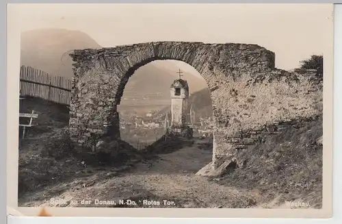 (110214) Foto AK Spitz a. Donau, Rotes Tor 1941