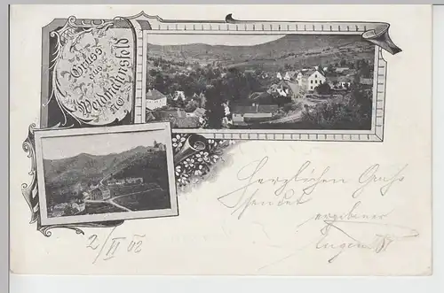 (109863) AK Gruß aus Waidmannsfeld, Niederösterreich, Panorama 1902