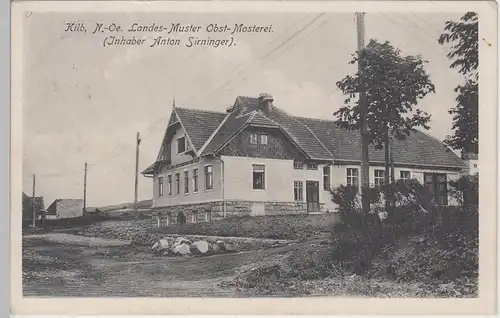 (109859) AK Kilb, Niederösterreich, Landes Muster Obst Mosterei 1918