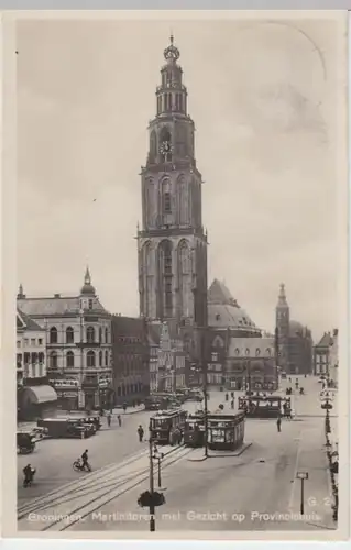 (7352) Foto AK Groningen, Martiniturm 1930er