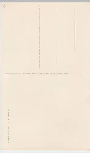 (53609) Künstler AK H.M. Hoefman: Amsterdam, O. Z. Kolk