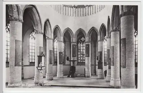 (53602) Foto AK Leiden, Koor van de Pieterskerk, nach 1945