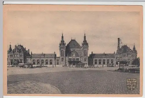 (50419) AK 's-Hertogenbosch, Station, vor 1945