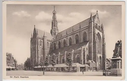 (50412) AK Haarlem, Groote Kerk, vor 1945