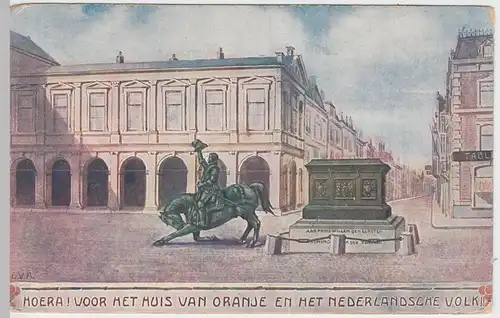 (50390) Künstler AK Den Haag, Denkmal Wilhelm von Oranien, 1909