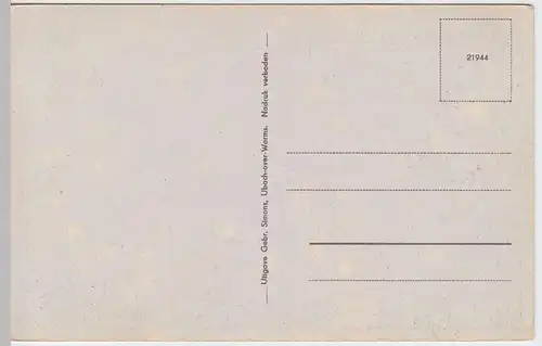 (50383) AK Vaals, Gezicht op Belgie gezien vanaf het hoogste punt, vor 1945