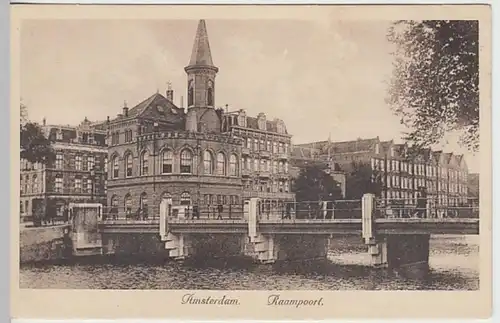 (18943) AK Amsterdam, Raampoort, vor 1945