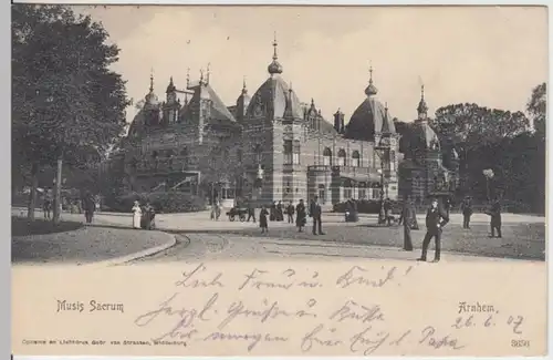 (12329) AK Arnhem, Musis Sacrum 1907