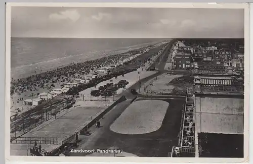 (110046) Foto AK Zandvoort, Strand, Pension 1936