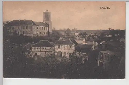 (113534) AK Lagow, Powiat Swiebodzinski, Schloss, vor 1945