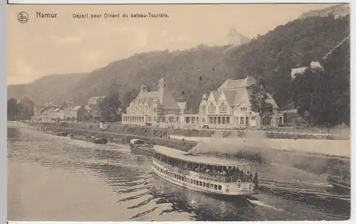 (15779) AK Namur, Touristenboot, vor 1945