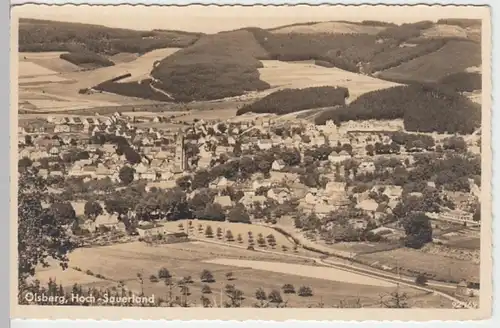 (9998) Foto AK Olsberg, Hochsauerland, Panorama, vor 1945