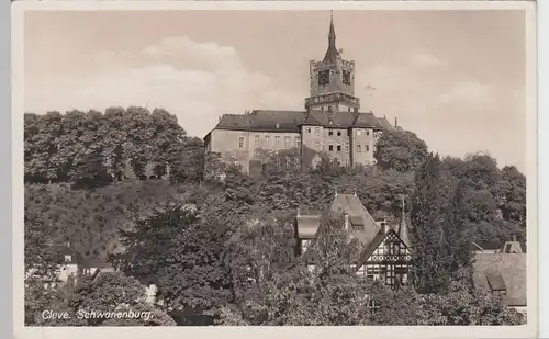 (98005) Foto AK Cleve, Kleve, Schwanenburg, vor 1945