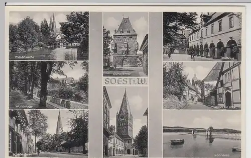 (97519) AK Soest, Westf., Osthofentor, Schiefer Turm, Patroklidom