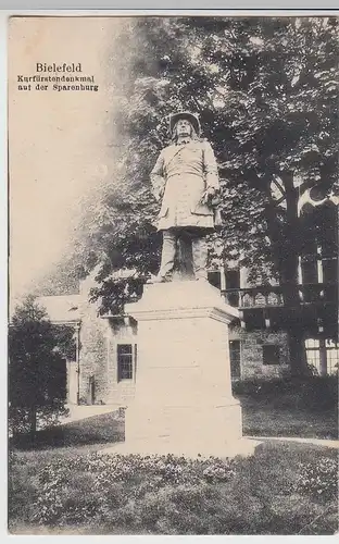 (95757) AK Bielefeld, Kurfürstendenkmal a.d. Sparenburg, 1908