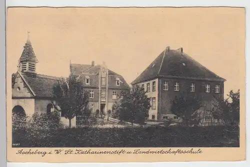 (95601) AK Ascheberg i.W., St. Katharinenstift u. Landwirtschaftsschule 1946