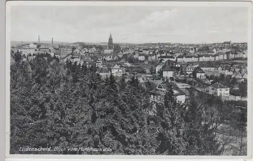 (95590) AK Lüdenscheid, Blick vom Parkhaus, vor 1945