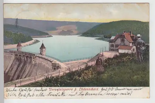 (95589) AK Versetalsperre bei Lüdenscheid, 1907