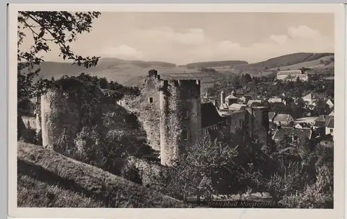 (95519) Foto AK Bad Münstereifel, Burg, vor 1945